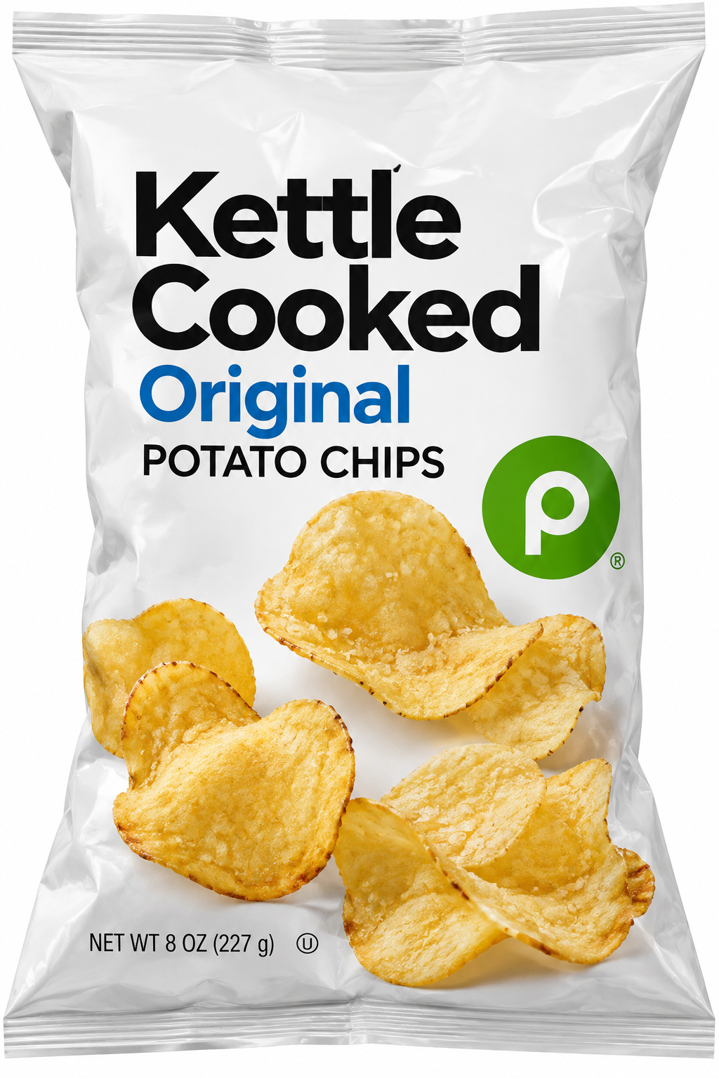 Publix Kettle Cooked Original Potato Chips – 8 oz