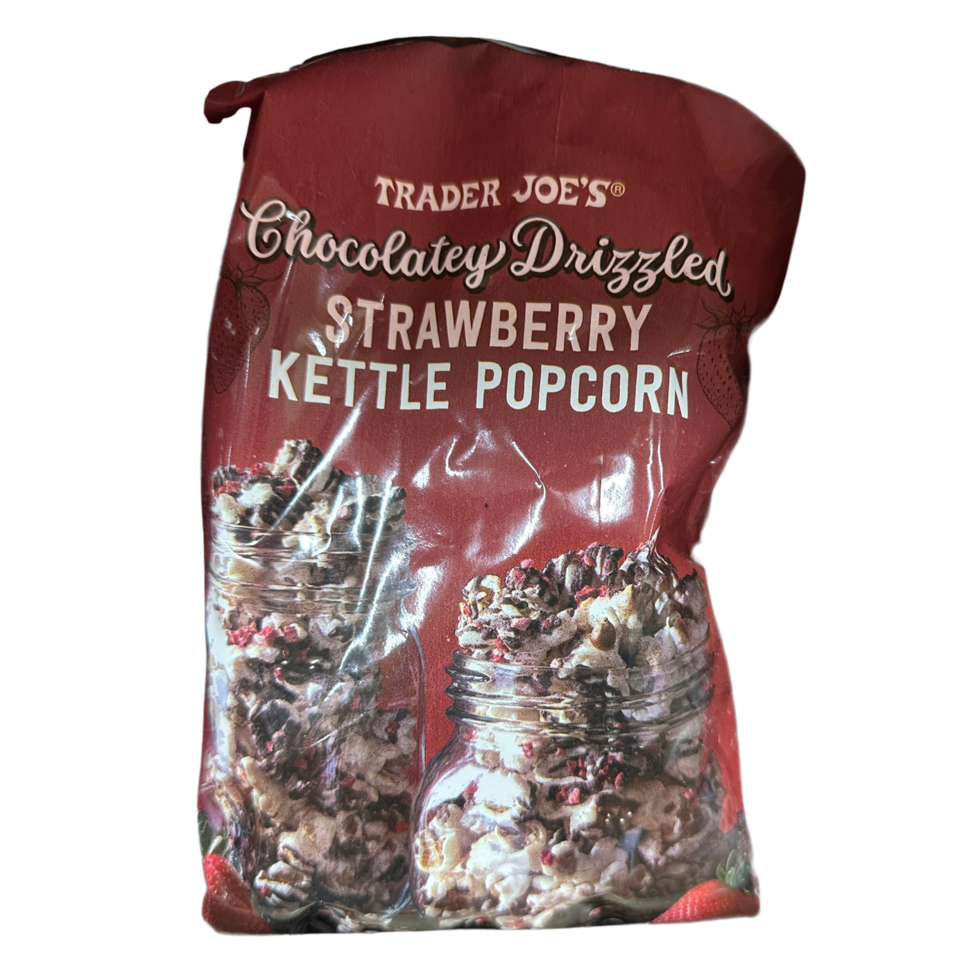 Chocolate Drizzled Strawberry Kettle Corn