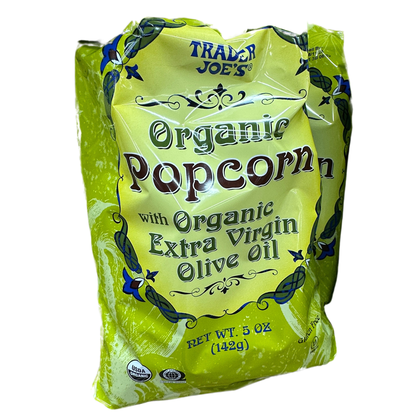 Organic Popcorn With Extra Virgin Olive Oil