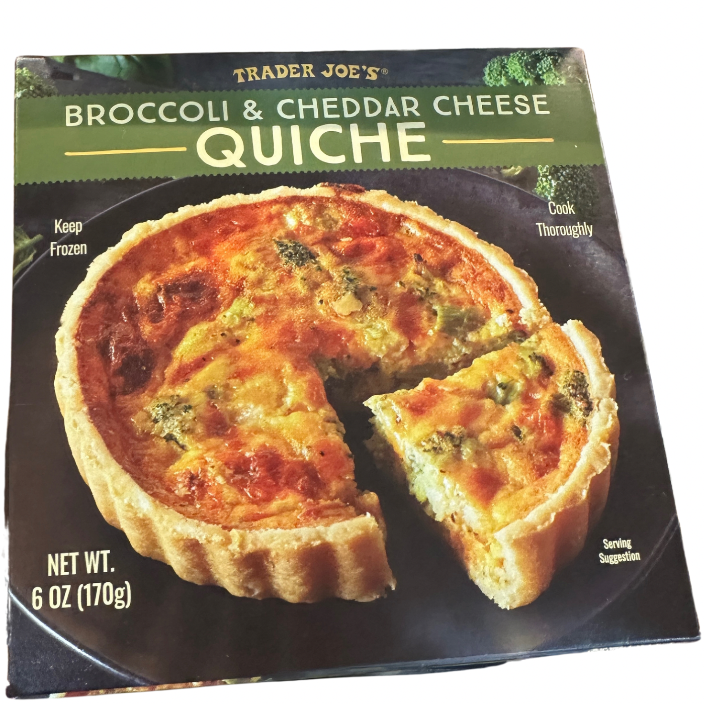 Broccoli & Cheddar Cheese QUICHE