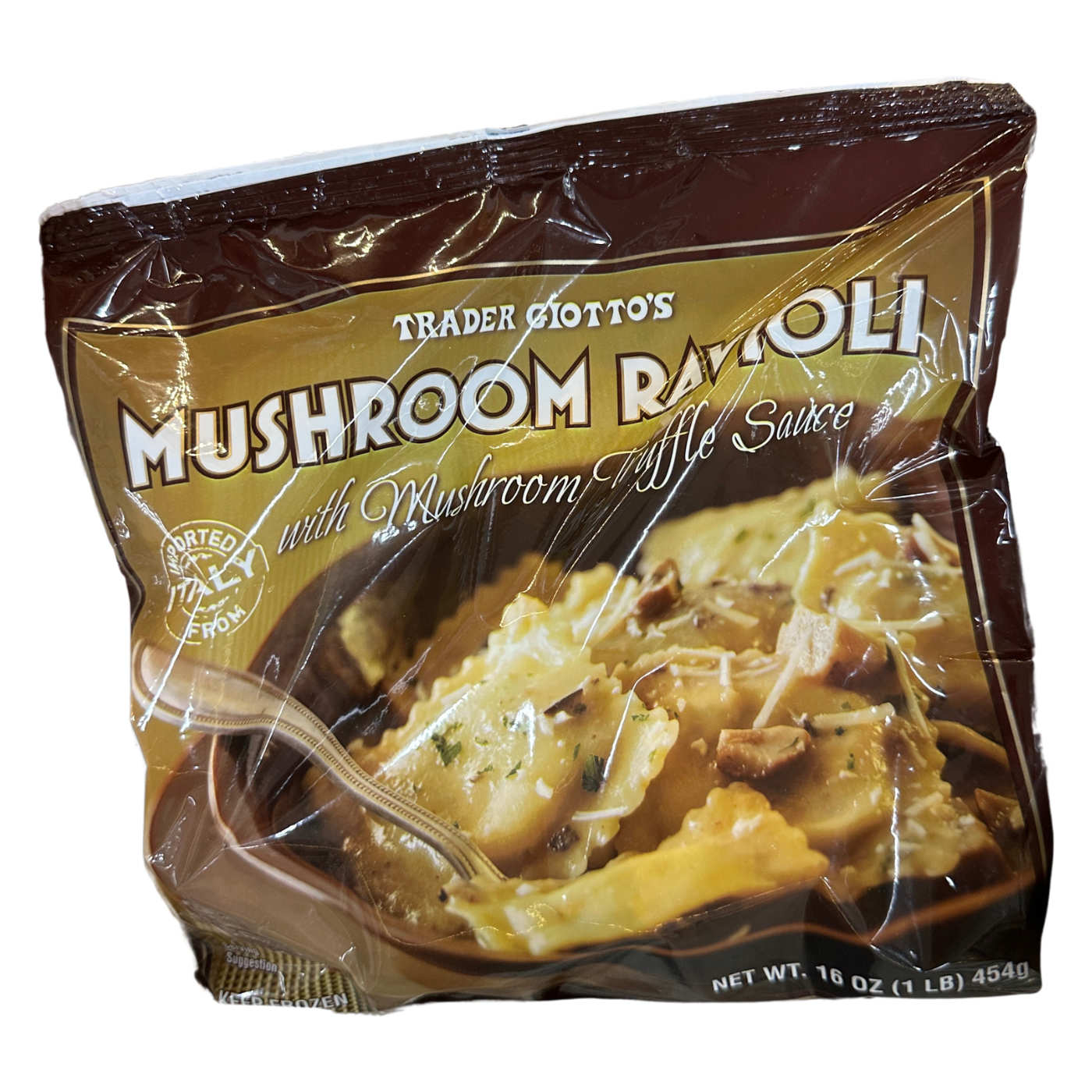 Mushroom Ravioli With Mushroom Truffle Sauce