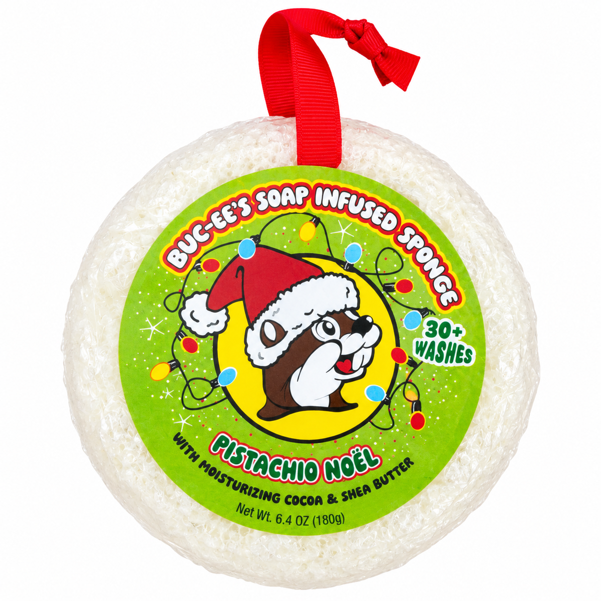 Buc-ee's | Christmas Soap Pistachio Noel Infused Sponge