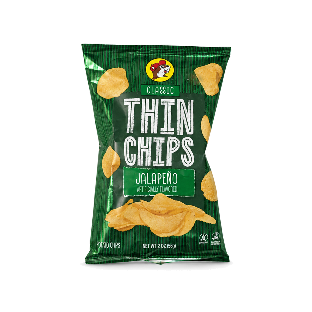 Buc-ee's | Classic Thin Chips - Jalapeno