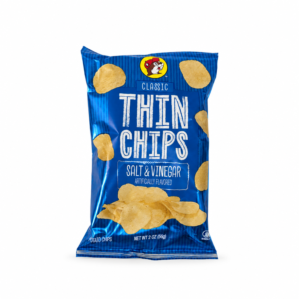 Buc-ee's | Classic Thin Chips - Salt & Vinegar