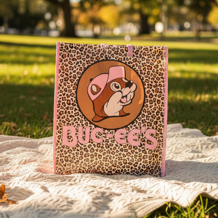 Buc-ee's | Pink Leopard Tote