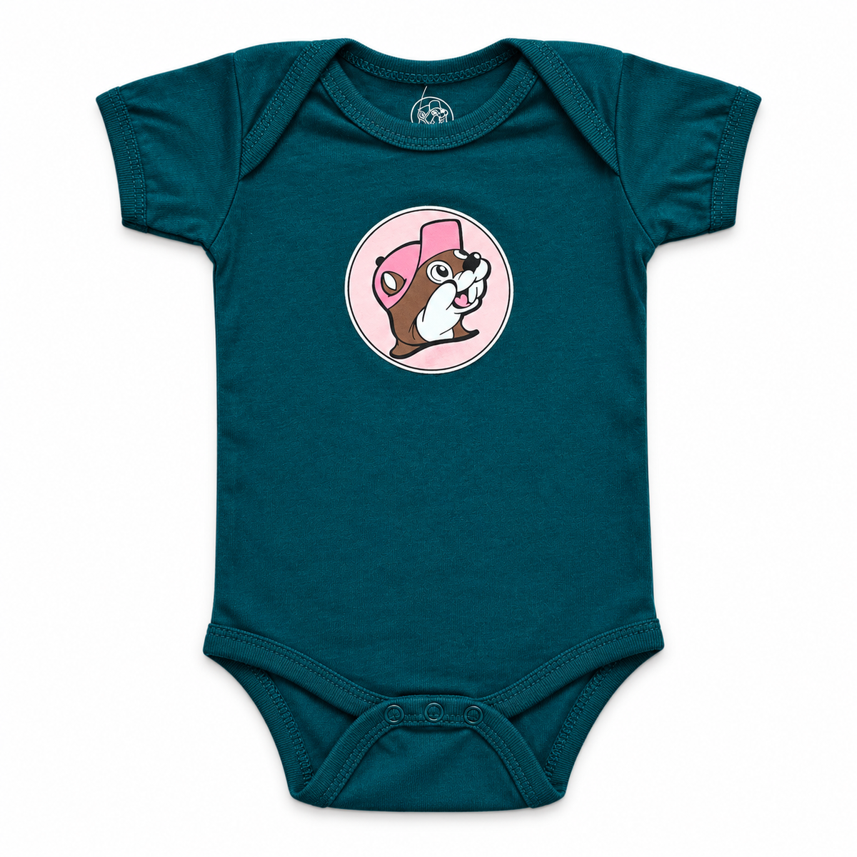 Buc-ee's | Forever Teal Horseshoe Infant Onesie – 0-3 Months