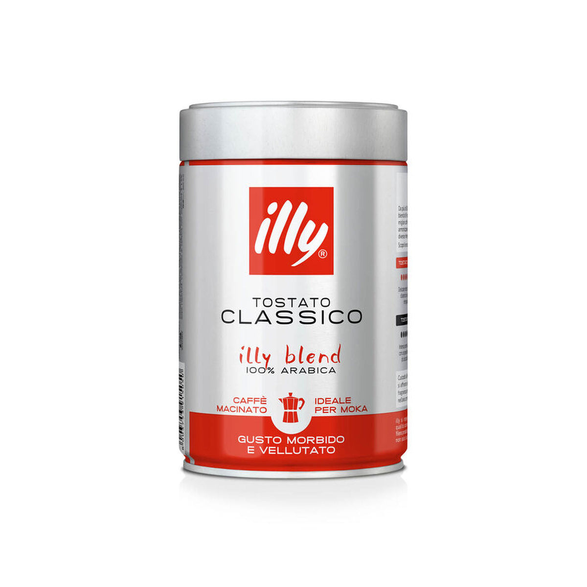 Illy Medium Roast Ground Coffee Moka 8.8 oz