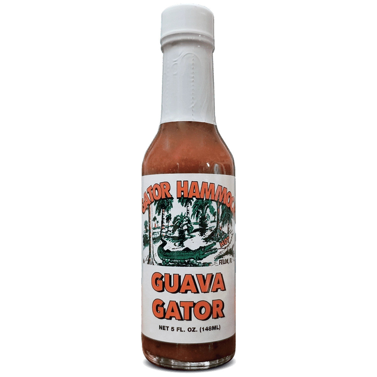 Plum Market | Gator Hammock Guava Gator Hot Sauce, 5 oz