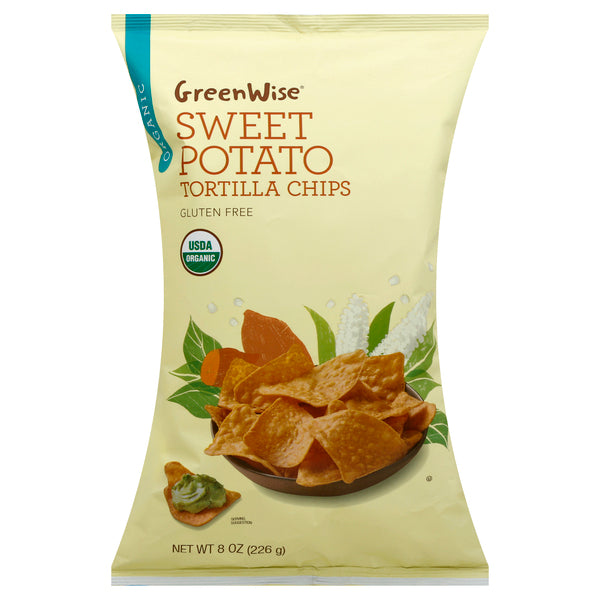 Publix | GreenWise Tortilla Chips, Organic, Sweet Potato 8 oz