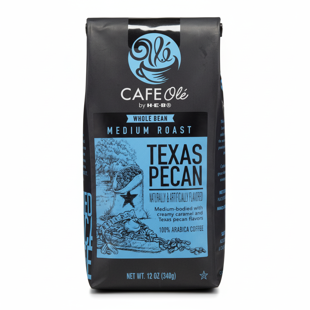 H-E-B | Café Olé Texas Pecan Whole Bean Coffee