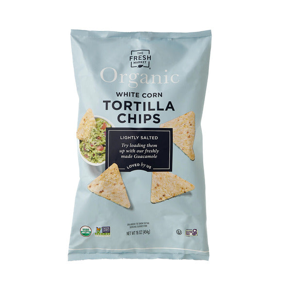 The Fresh Market | Organic White Corn Tortilla Chips 16 oz
