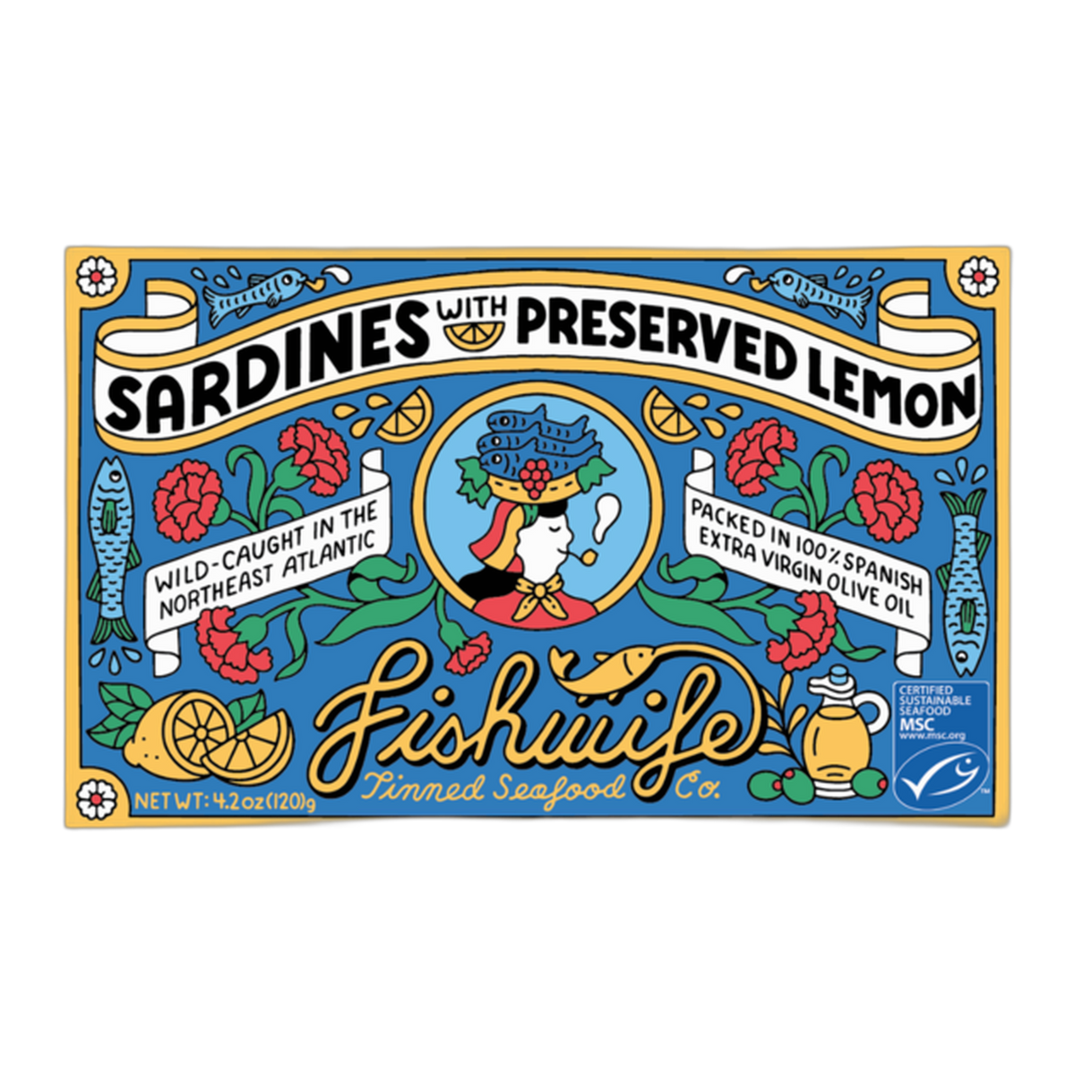 Plum Market | Fishwife Sardines with Preserved Lemon, 4.2 oz