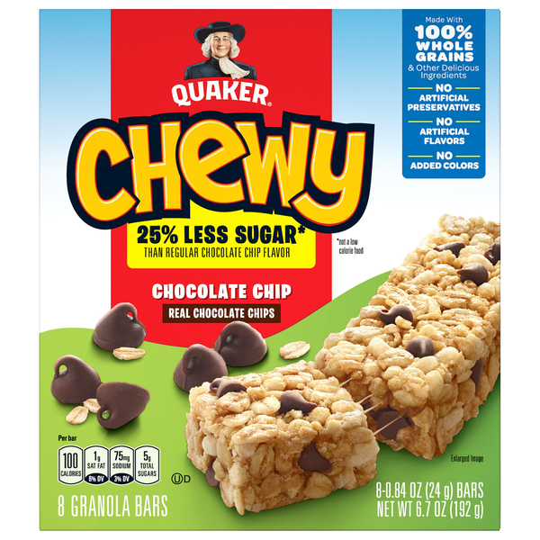 Publix | Quaker Granola Bars, Chocolate Chip, Chewy
