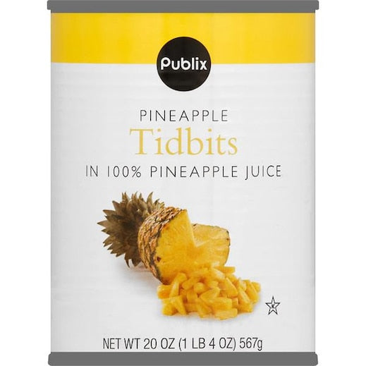 Publix | Pineapple Tidbits In Juice
