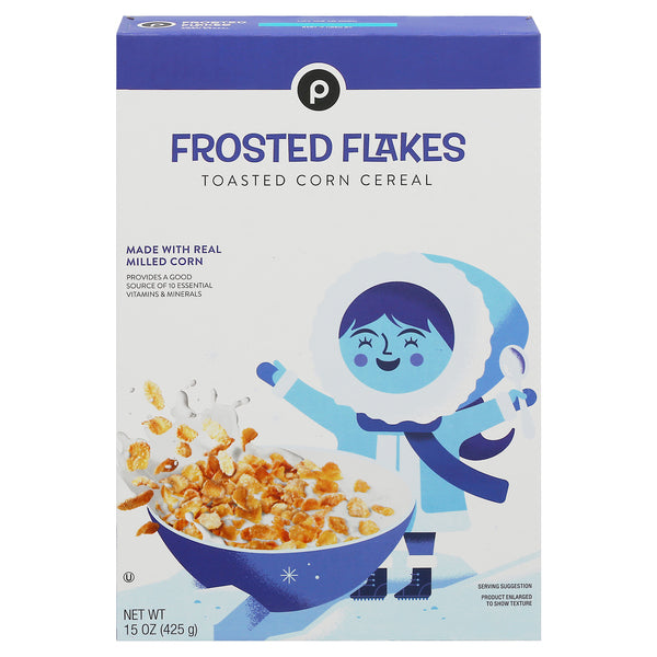 Publix | Cereal, Toasted Corn, Frosted Flakes 15 oz