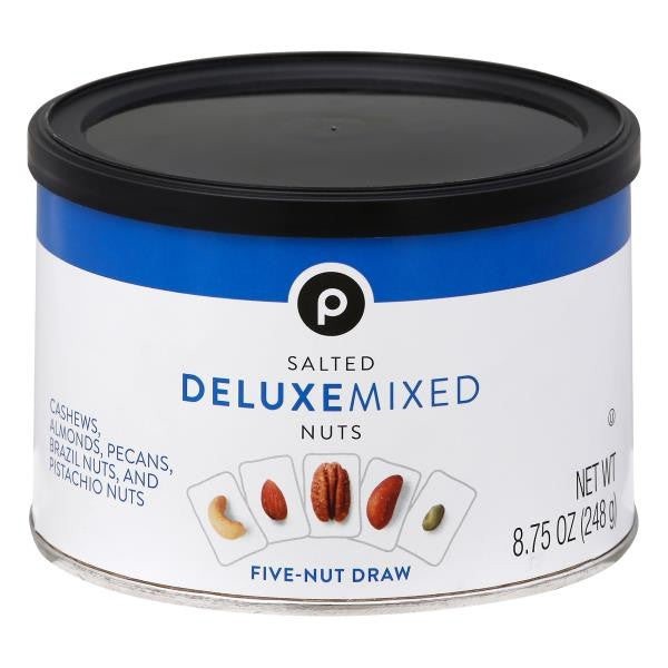 Publix | Nuts Deluxe Mixed Salted Contains No Peanu Ts
