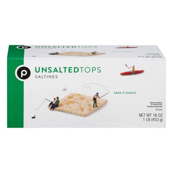 Publix | Saltines, Unsalted Tops