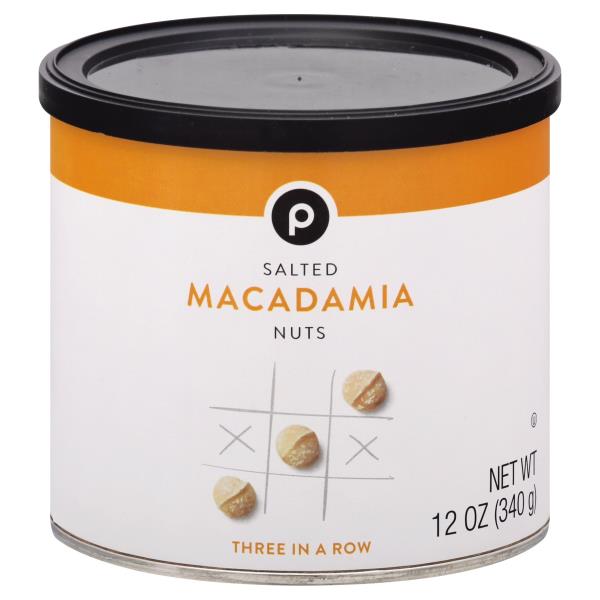Publix | Salted Nuts, Macadamia