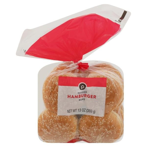 Publix | Hamburger Buns, Seeded