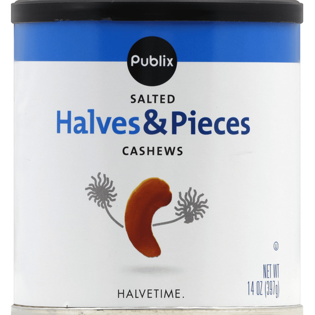Publix | Cashews, Salted, Halves & Pieces
