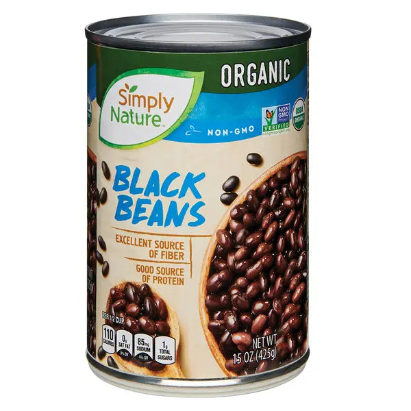 Aldi | Simply Nature Organic Black Beans - 15 oz