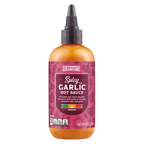 Aldi | Burman's Spicy Garlic Hot Sauce - 9 oz