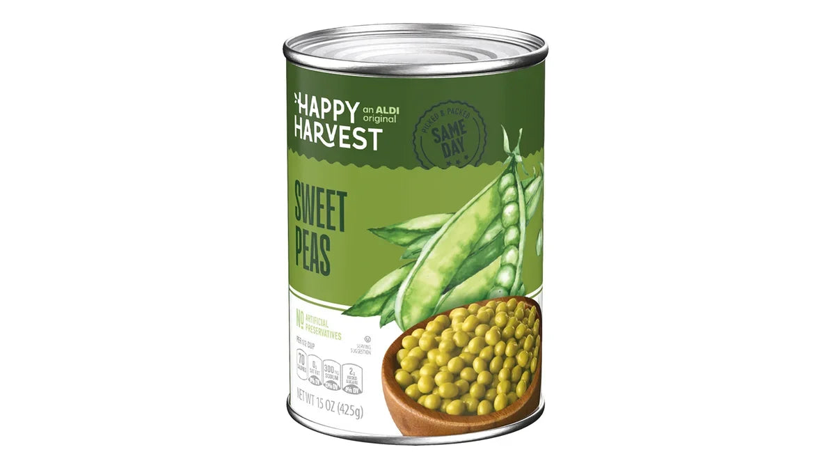 Aldi | Happy Harvest Medium Sweet Peas - 15 oz