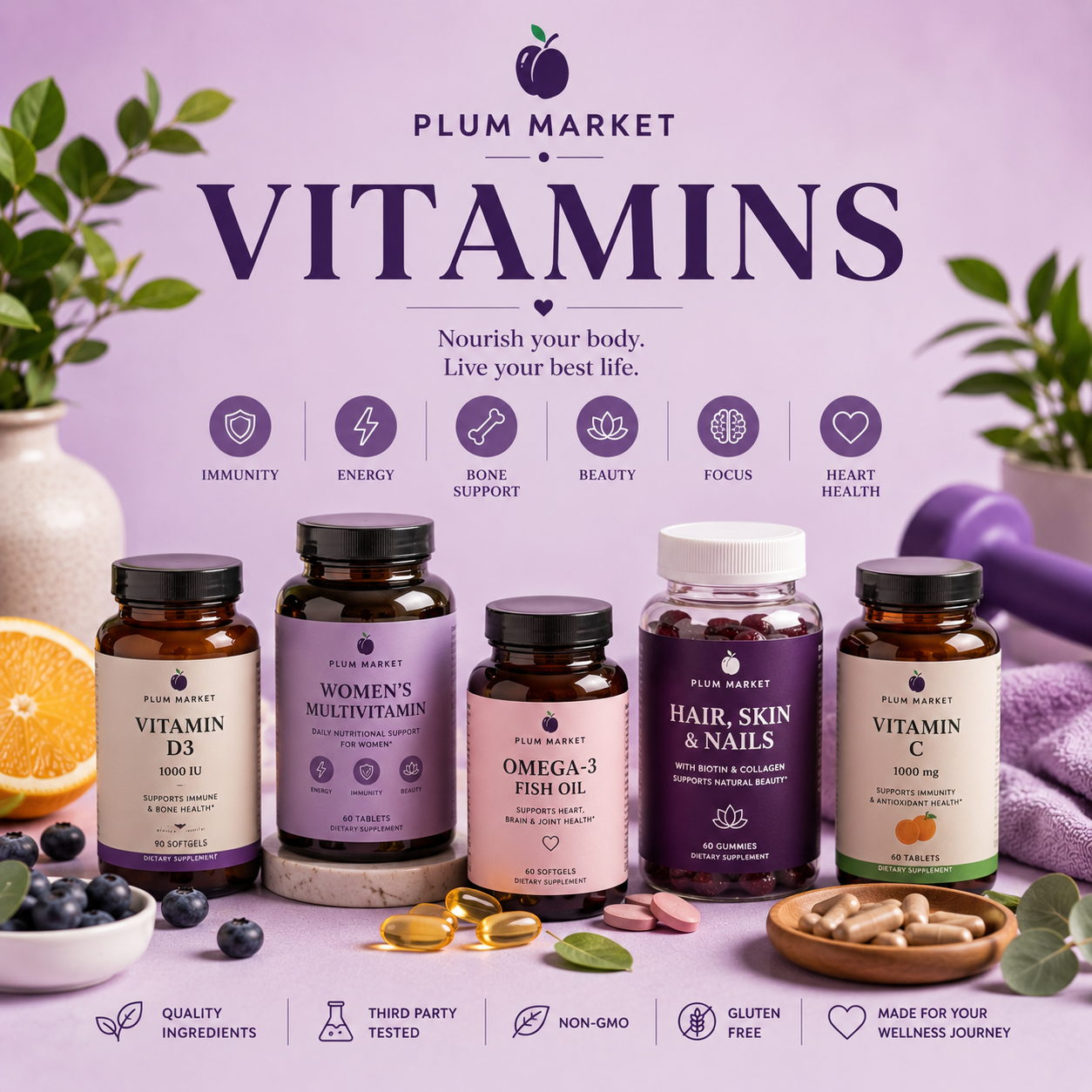 Plum Market Vitamins