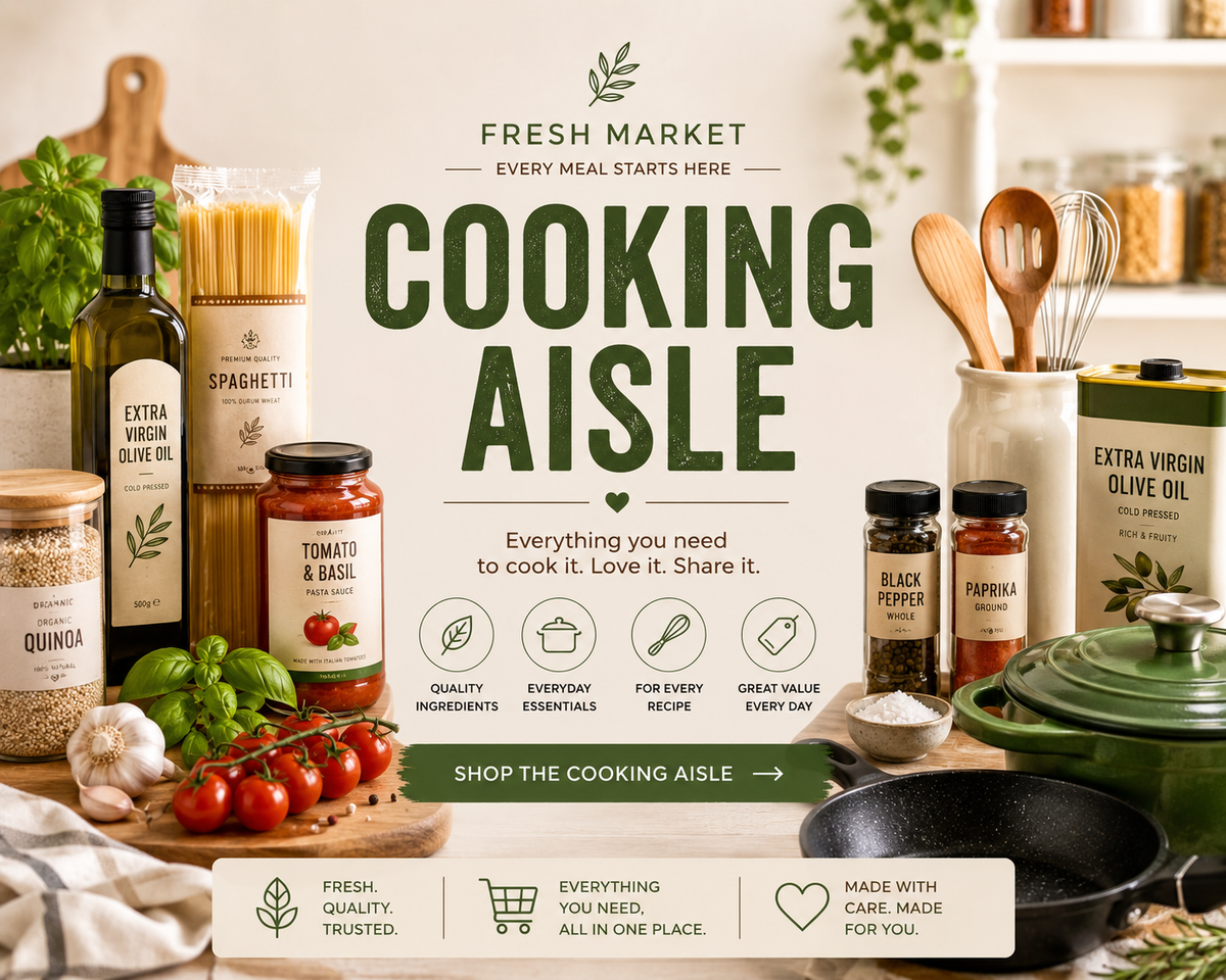 Fresh Market Cooking Aisle