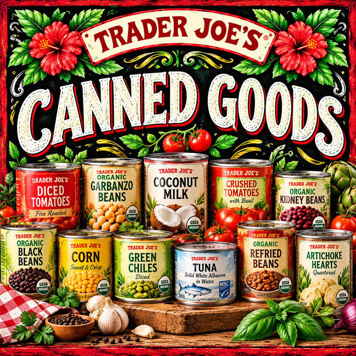 CANNED VEGETABLES AISLE