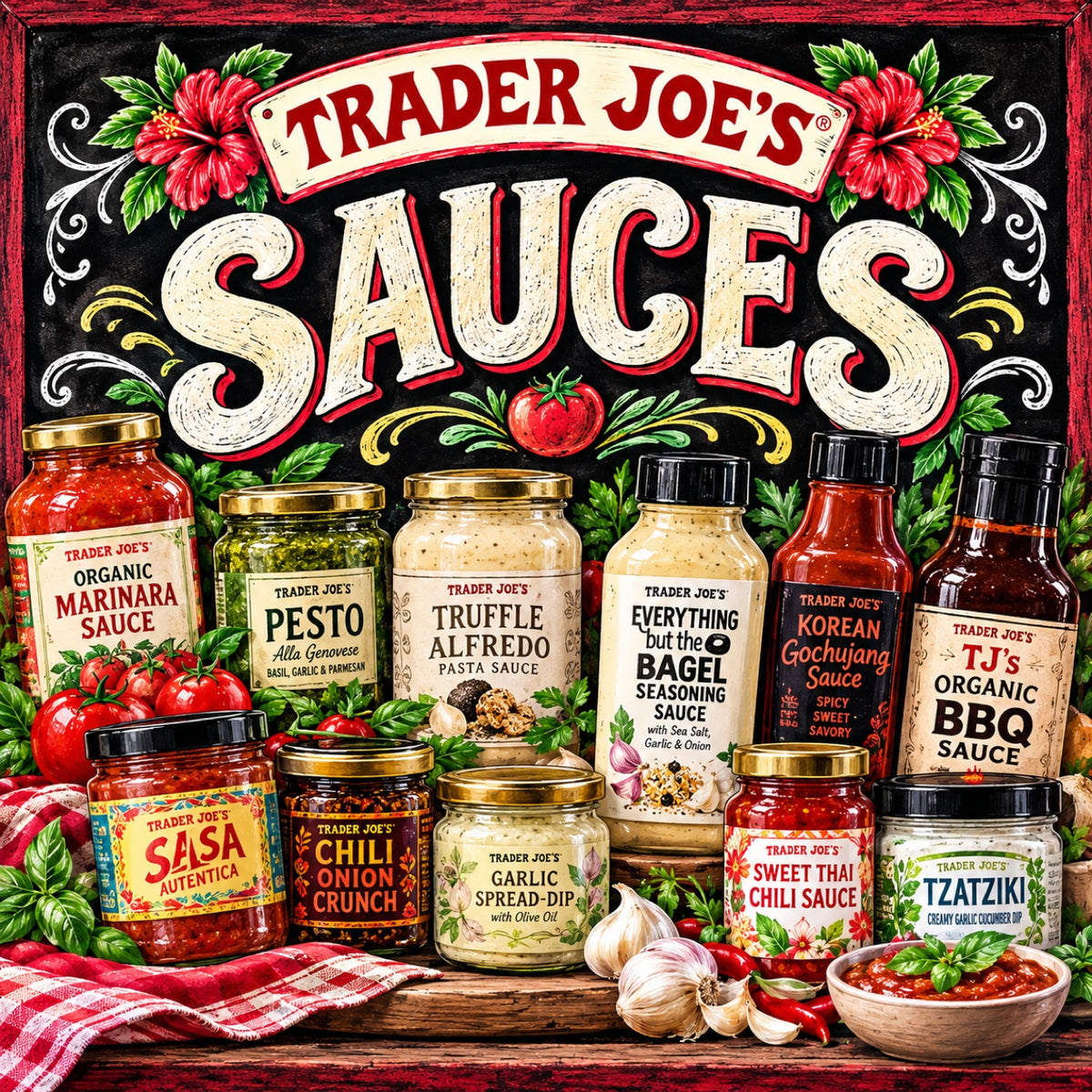 SAUCES, DRIZZLES, JELLY’S & DIPS AISLE