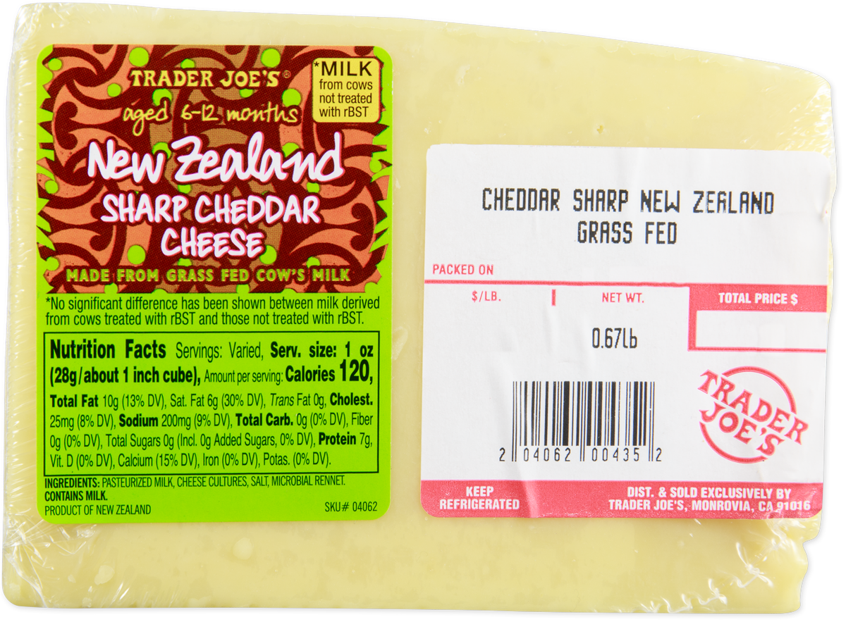 New Zealand Sharp Cheddar Cheese