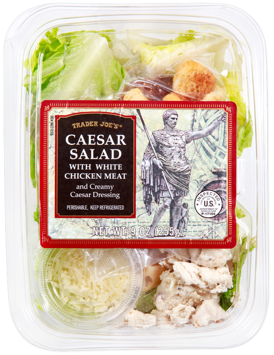 Caesar Salad with White Chicken Meat