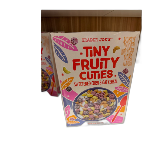 TINY FRUITY CUTIES SWEETENED CORN & OAT CEREAL 16 oz | Trader Joe's