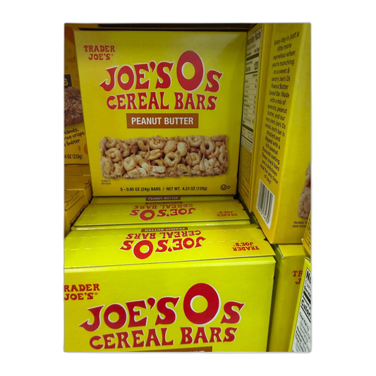 Trader Joe's | JOE'S O’S CEREAL BARS PEANUT BUTTER - 4.23 oz