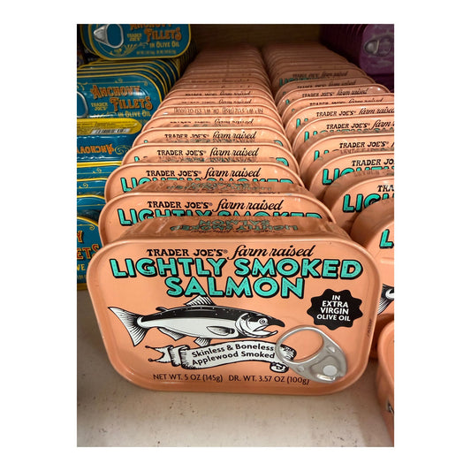 Trader Joe's | Lightly SMOKED SALMON IN EXTRA VIRGIN OLIVE OIL - 5 oz