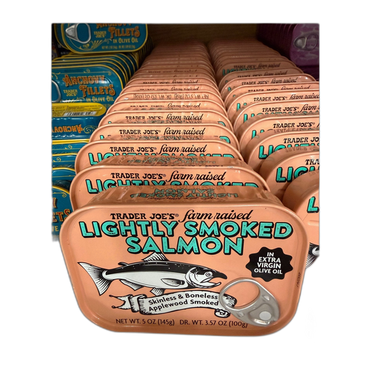Trader Joe's | Lightly SMOKED SALMON IN EXTRA VIRGIN OLIVE OIL - 5 oz