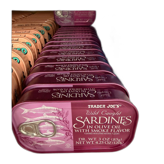 Trader Joe's | WILD CAUGHT SARDINES IN OLIVE OIL SMOKED FLAVOR
