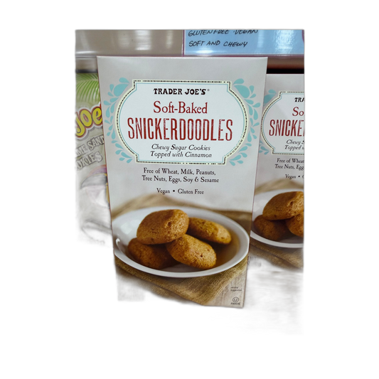 Trader Joe's | Soft-Baked SNICKERDOODLES Chewy Sugar Cookies Topped with Cinnamon - 6 oz
