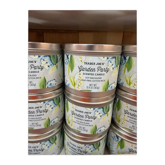 Trader Joe's | Garden Party SCENTED CANDLE - 12.8 oz
