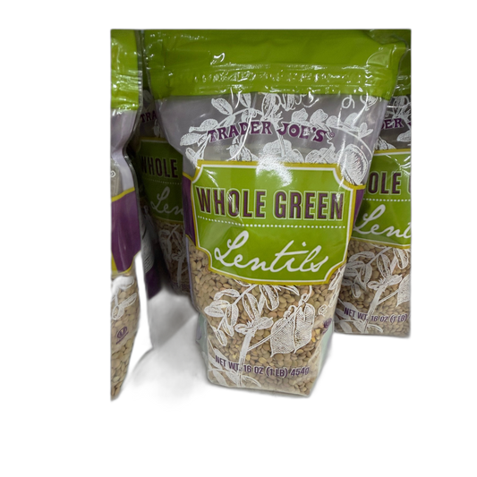TRATER SOLS WHOLE GREEN Lentile NET WT/ 16 oz