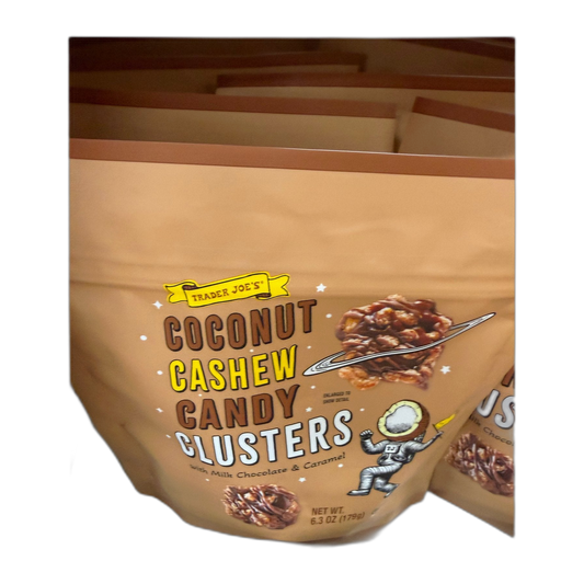 Trader Joe's | Coconut Cashew Candy Clusters – Milk Chocolate & Caramel