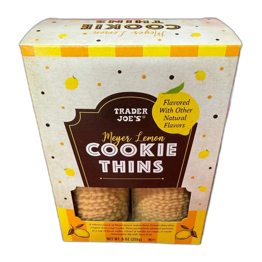 Trader Joe's | Meyer Lemon COOKIE THINS - 9 oz