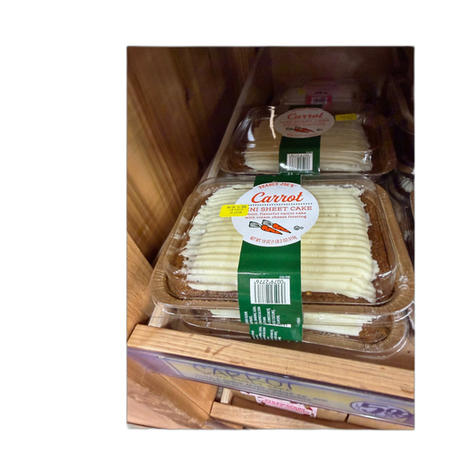 Trader Joe's | Carrot mini SHEET CAKE - 18 oz