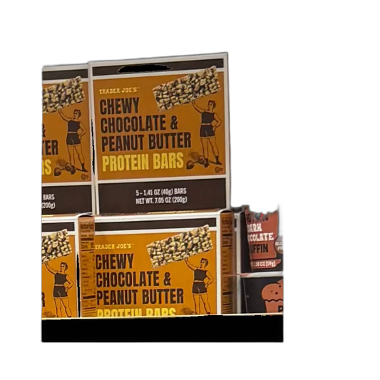 CHEWY CHOCOLATE & PEANUT BUTTER PROTEIN BARS | Trader Joe's