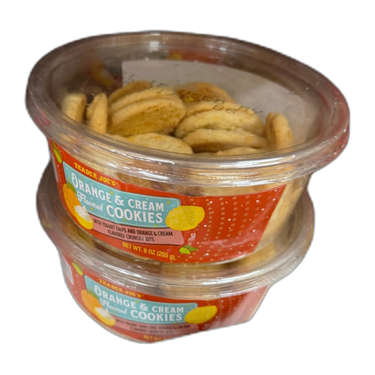Trader Joe's | ® ORANGE & CREAM Flavored COOKIES - 9 oz