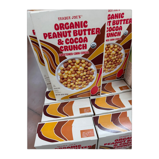 ORGANIC PEANUT BUTTER & COCOA CRUNCH 10 oz | Trader Joe's