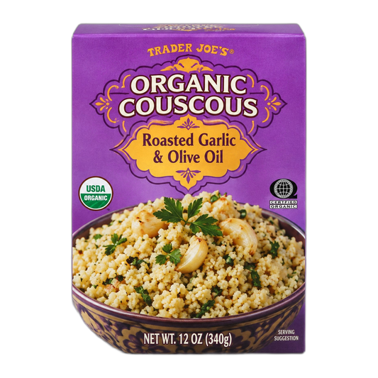 Trader Joe's | Organic Couscous – Roasted Garlic & Olive Oil - 12 oz