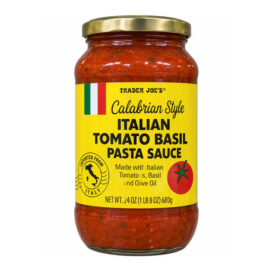 Trader Joe's | Calabrian Style Italian Tomato Basil Pasta Sauce - 24 oz