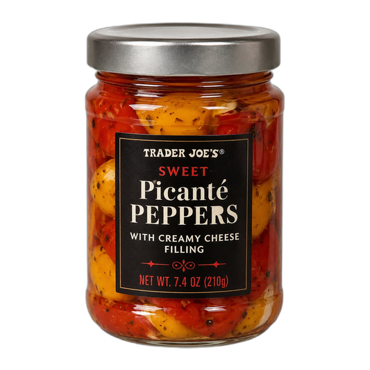 Trader Joe's | Sweet Picanté Peppers with Creamy Cheese Filling - 7.4 oz